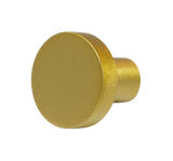 Aria Brushed Brass Knob - Small - 20mm