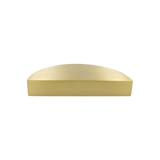 Luna/Half Moon/Semi Circle Solid Brushed Brass Pull Handle - Medium - 90 mm